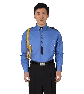 铭棉0042男装衬衫保安服套装可做女装款式企业公司保安执勤作训服套装